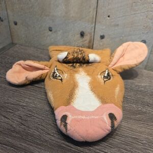 Cow Oven Mitt Vintage Sari Fabrics 1983 Pot Holder Kitchen Vintage Farmhouse